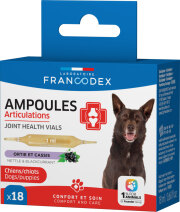 Francodex Ampoules Articulations Chien 18 x 1 ml – Mobilité