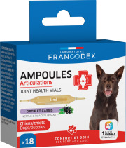Ampoules Articulations Chien 18 x 1 ml Mobilité Francodex