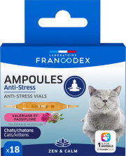 Francodex Ampoules Anti-Stress Chat 18 x 1 ml – Apaisant