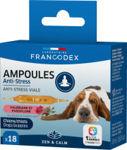 Francodex Ampoules Anti-Stress Chien 18 x 1 ml – Apaisant