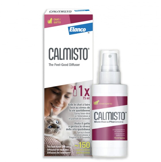 Calmisto Spray anti-stress chat 75 ml – Intéromone bien-être