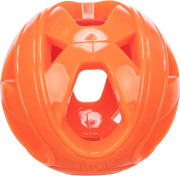 Balle perforée en TPE ø 6 cm orange – jouet à rapporter