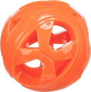 Balle perforée en TPE ø 6 cm orange – jouet à rapporter