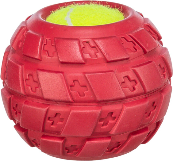 Balle tennis dans pneu caoutchouc naturel ø 7,5 cm