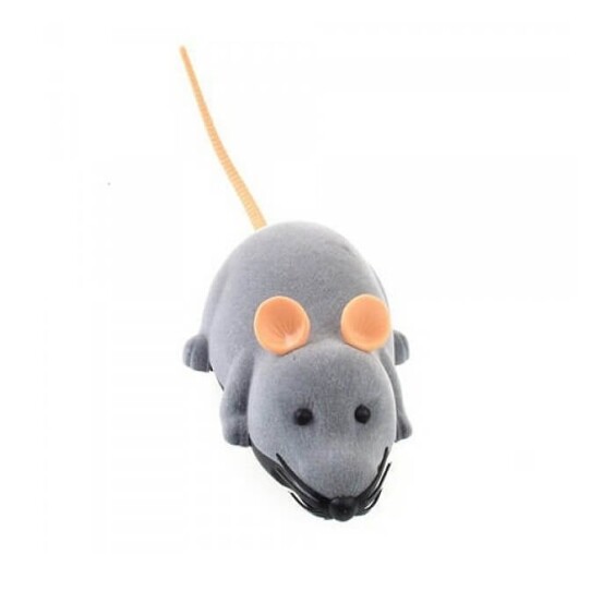 Souris télécommandée interactive pour chat 15 cm