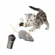 Souris télécommandée interactive pour chat 15 cm
