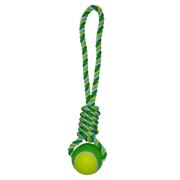 Jouet Anka corde avec balle de tennis pour chien – 48 cm
