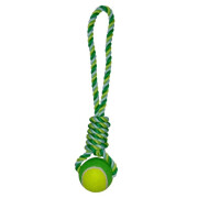 Jouet Anka corde avec balle de tennis pour chien – 48 cm