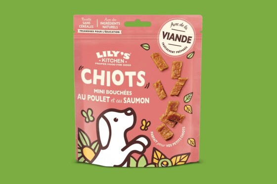 Lily’s Kitchen Mini bouchées poulet & saumon pour chiot 70 g