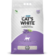 Litière agglomérante lavande bentonite blanche 10 L