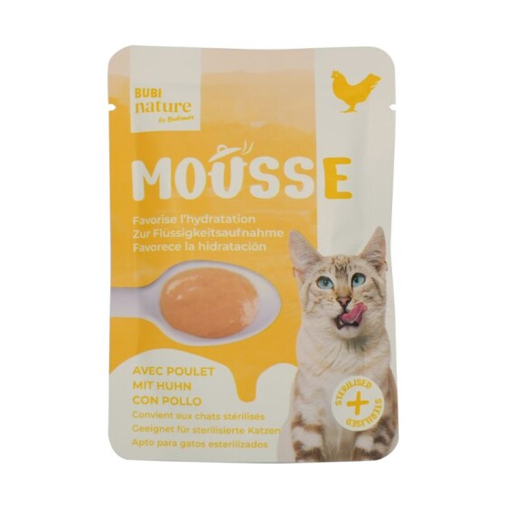 Bubimex Bubi Nature Mousse pour chat 50 g – 3 saveurs