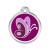 Médaille Red Dingo Motif Papillon violette