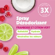 TropiClean spray désodorisant framboise citron