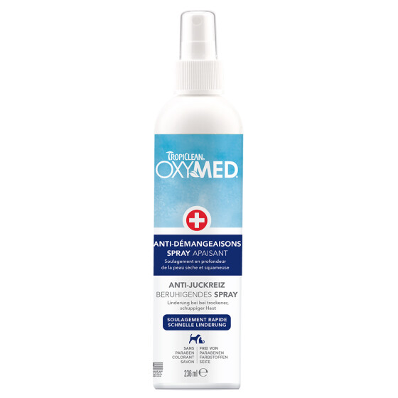 Spray anti-démangeaisons Oxymed TropiClean pour chien