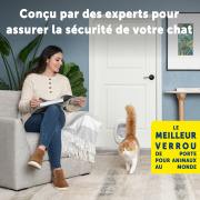 Chatière manuelle pour grands chats 4 positions GentleClose PetSafe