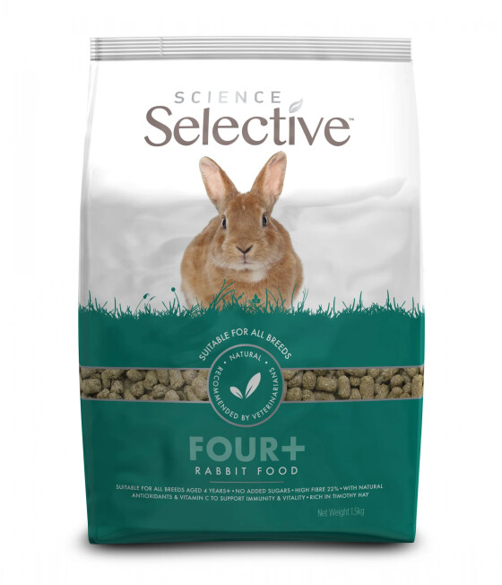 Selective Four+ Rabbit Food - Aliment complet pour lapin senior