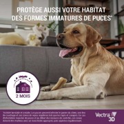 Vectra 3D Chien - Pipettes antiparasitaires contre puces