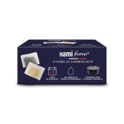 Hamiform 4 filtres au charbon actif pour fontaine 7 L