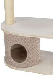 Trixie Livia - Arbre à chat avec niche, hamac et couchage haut
