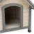 Trixie Niche pour chien Cottage en bois gris pour extérieur