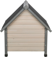 Trixie Niche pour chien Cottage en bois gris pour extérieur