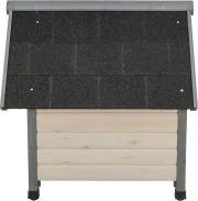 Trixie Niche pour chien Cottage en bois gris pour extérieur
