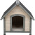 Trixie Niche pour chien Cottage en bois gris pour extérieur