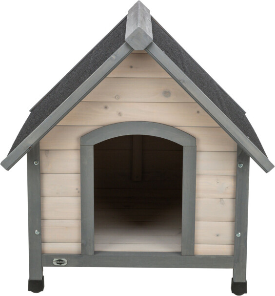 Trixie Niche pour chien Cottage en bois gris pour extérieur