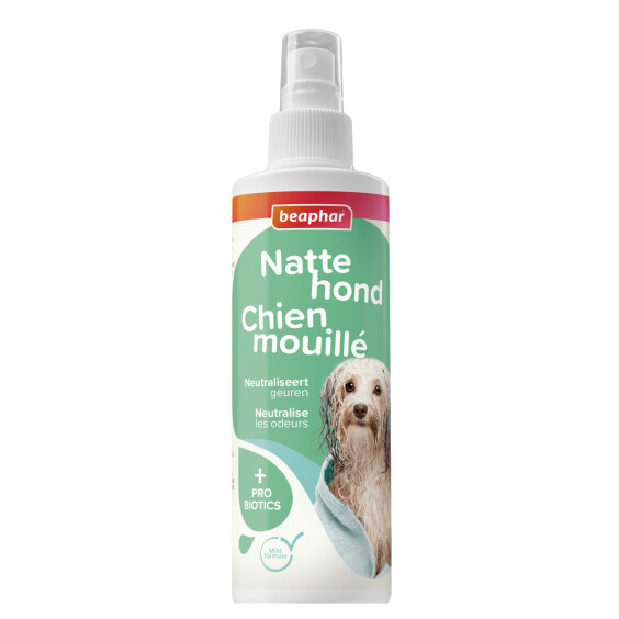Beaphar spray sans rinçage chien mouillé pour chien