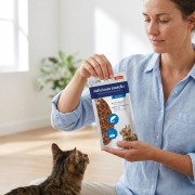 Bouchées au saumon pour chat