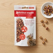 Bouchées au boeuf, poulet et citrouille pour chat