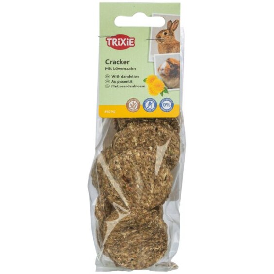 Cracker au pissenlit pour lapins et petits rongeurs