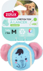 Balle de tennis sonore Eléphant pour chien