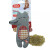 Jouet peluche Winter Loup avec herbe à chat pour chat - Zolux