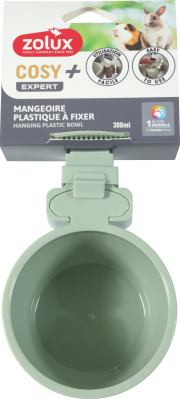 Mangeoire plastique amovible Zolux Cosy avec support pour rongeur