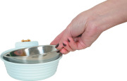 Mangeoire inox Zolux Cosy avec support à suspendre pour rongeur