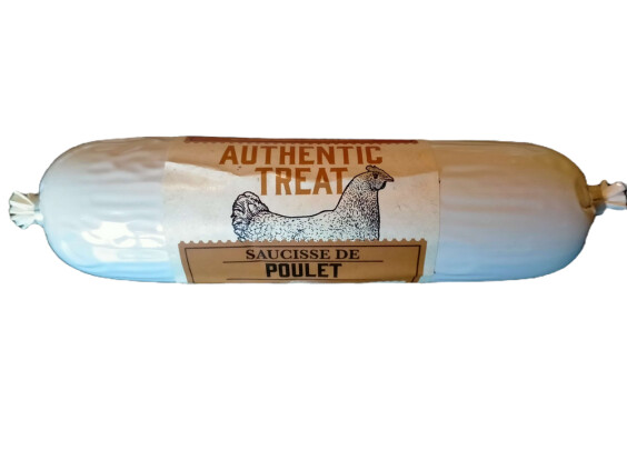 Saucisse Authentic Treat au poulet pour chien