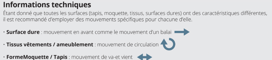 Mode d'emploi Brosse anti-poils