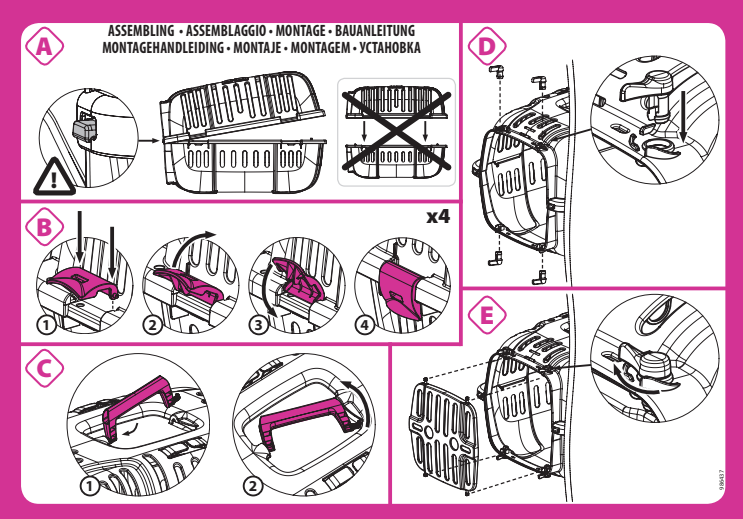 Mode d'emploi Cage de transport pour chat