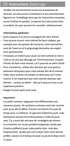 Mode d'emploi Jouet lapin bois naturel, stimule l’intelligence