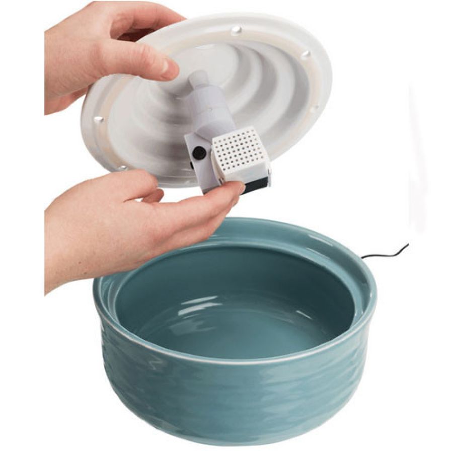 Fontaine à eau chat céramique ultra silencieuse