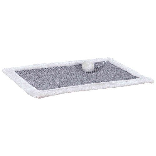 Tapis griffoir avec jouet suspendu chat