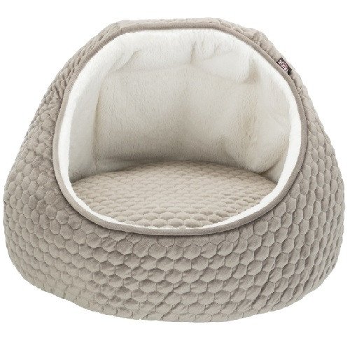 Abri douillet Livia taupe pour chien
