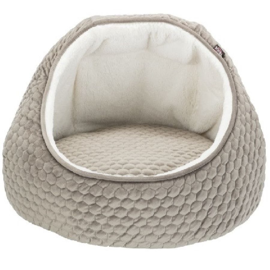 Abri douillet Livia taupe pour chien