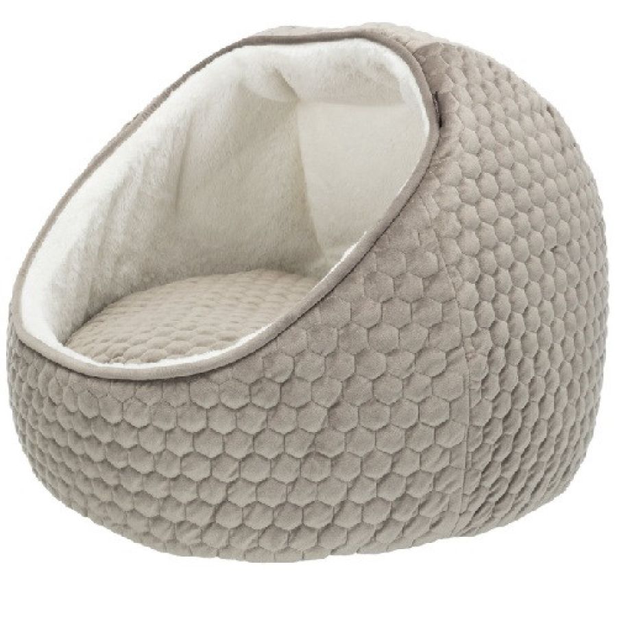 Abri douillet Livia taupe pour chien