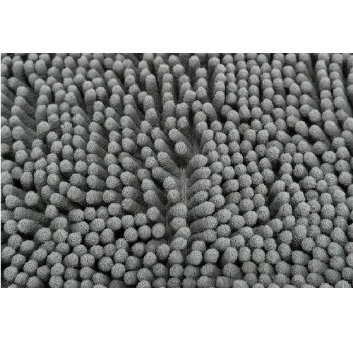 Tapis absorbant anti-saletés en microfibre GRIS