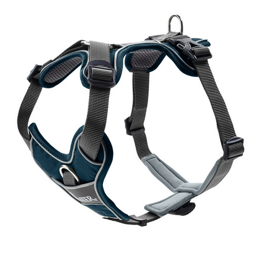 Harnais Divo pour chien qui tire fort BLEU FONCÉ
