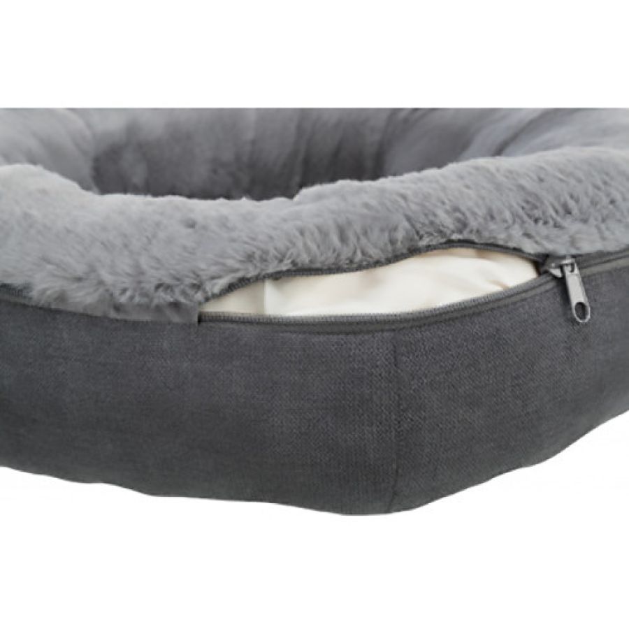 Panier rond pour chat et chien, douillet, tout doux lit Liano
