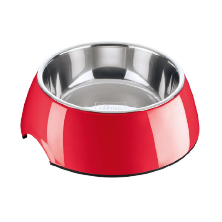 Gamelle ronde DESIGN mélaminé rouge