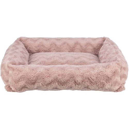 Panier orthopédique chien : mémoire de forme, couchage confortable Loki ROSE